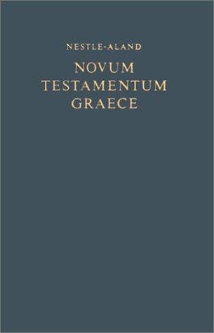 Greek New Testament-FL-Nestle-Aland-Wide Margin