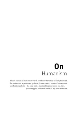 ON HUMANISM.