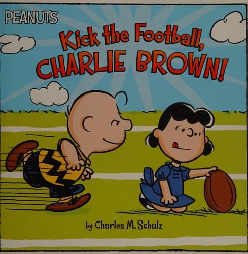 Kick the football, Charlie Brown!
