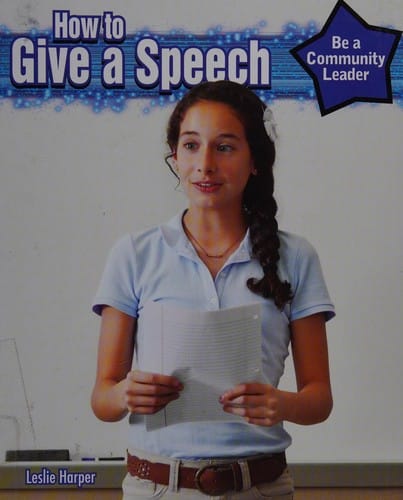 How to give a speech