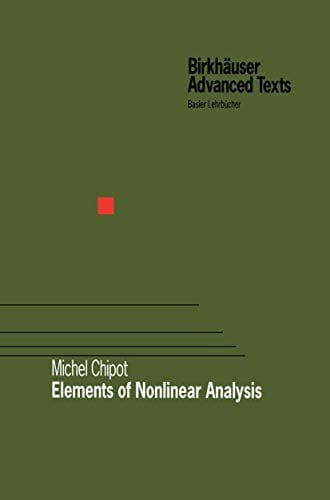 Elements of Nonlinear Analysis
