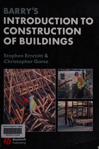 Barry's introduction to construction of buildings