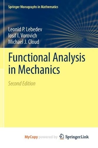 Functional Analysis in Mechanics