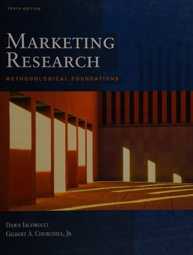 Marketing research: methodological foundations