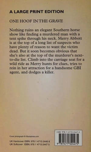 One hoof in the grave