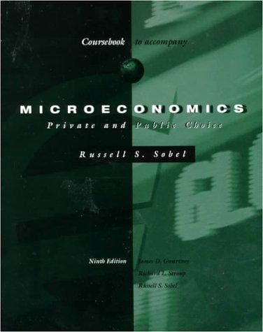 Microeconomics: Private and Public Choice