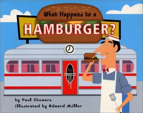 What happens to a hamburger?