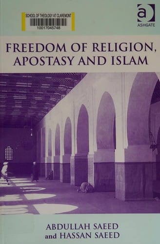 FREEDOM OF RELIGION, APOSTASY AND ISLAM.