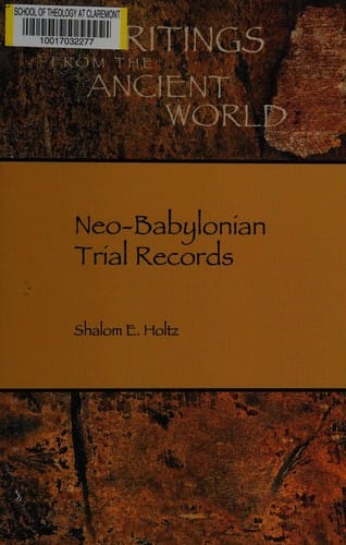 Neo-Babylonian trial records