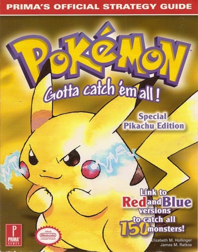 Pokemon Yellow: Prima's Official Strategy Guide