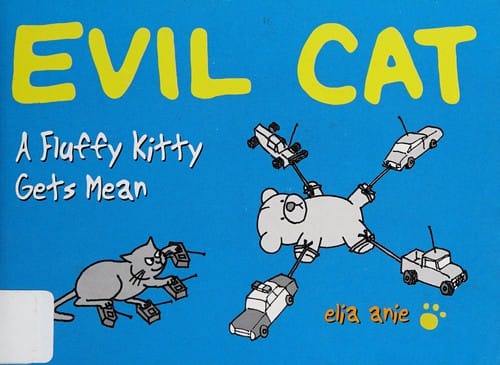 Evil cat: a fluffy kitty gets mean