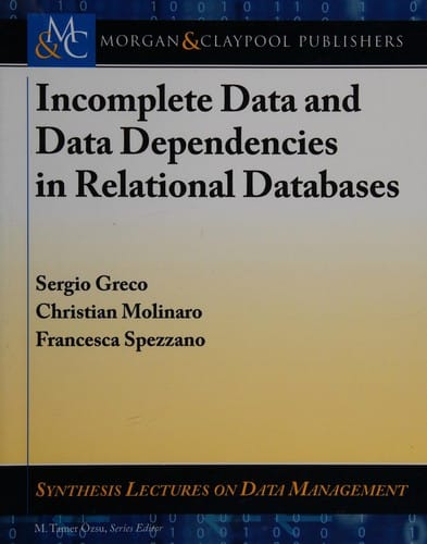 Incomplete data and data dependencies in relational databases