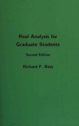 Real analysis for graduate students