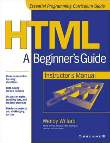 Instructor's Manual: Im Html Begineer's Gde Instructors Man (Beginner's Guides)