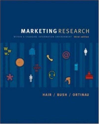 Marketing Research (Mcgraw Hill/Irwin Series in Marketing)