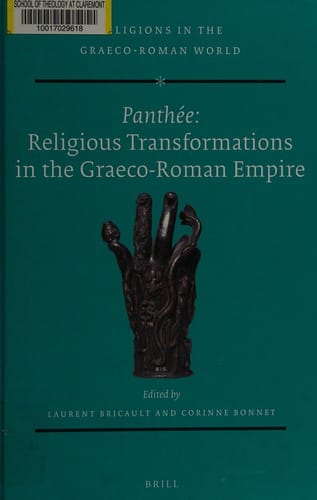 Panthée: religious transformations in the Graeco-Roman Empire