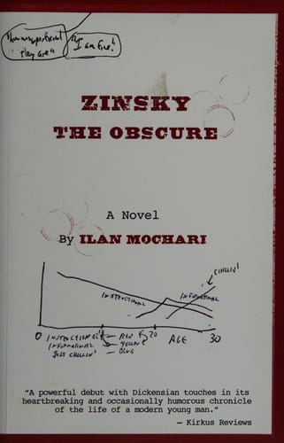 Zinsky the obscure: a novel