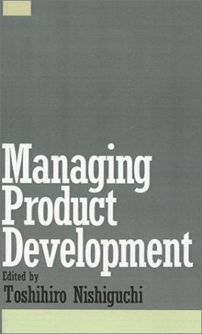Managing product development