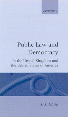 Public law and democracy in the United Kingdom and the United States of America