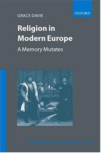 Religion in modern Europe: a memory mutates