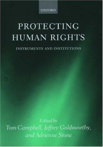 Protecting human rights: instruments and institutions