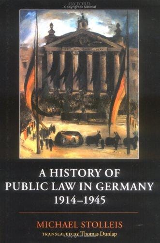 A history of public law in Germany, 1914-1945