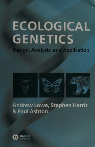 ECOLOGICAL GENETICS: DESIGN, ANALYSIS, AND APPLICATION.