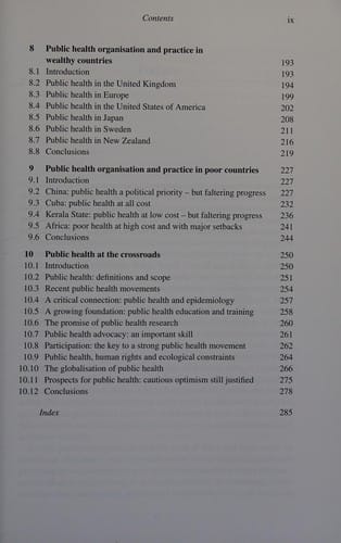 PUBLIC HEALTH AT THE CROSSROADS: ACHIEVEMENTS AND PROSPECTS.