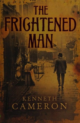 The frightened man