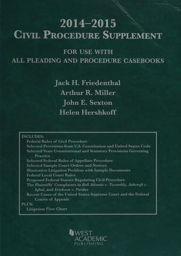 2014-2015 civil procedure supplement