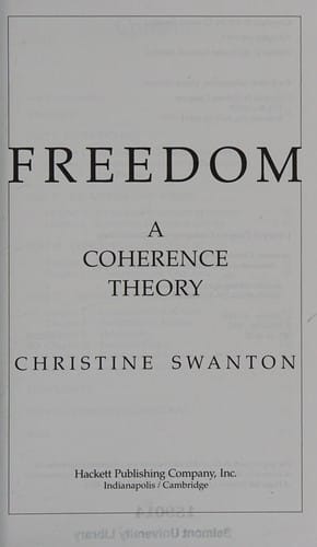 Freedom: a coherence theory