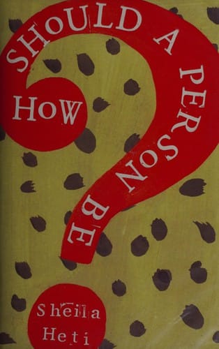 How should a person be?: a novel from life