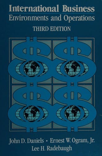 International business: environments and operations