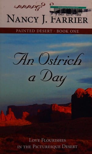 An ostrich a day: love flourishes in the picturesque desert