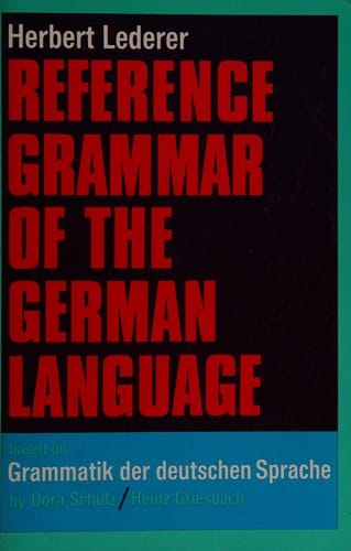Reference grammar of the German language