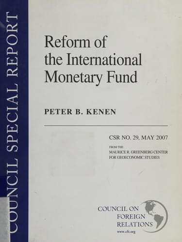 Reform of the International Monetary Fund