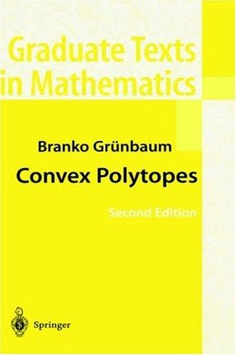 Convex polytopes