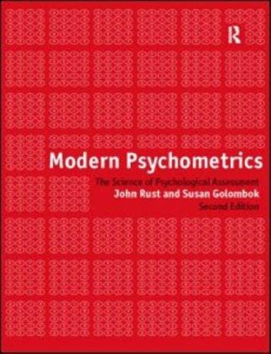 Modern psychometrics: the science of psychological assessment
