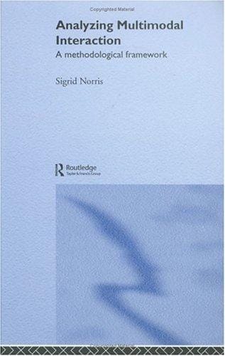Analyzing multimodal interaction: a methodological framework