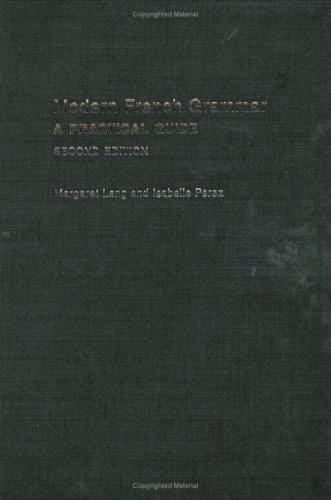 Modern French grammar: a practical guide