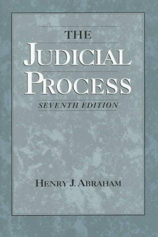 The judicial process: an introductory analysis of the courts of the United States, England, and France