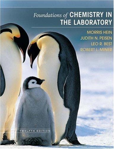Foundations of Chemistry in the Laboratory