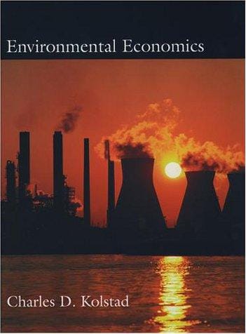 Environmental economics: solution manual