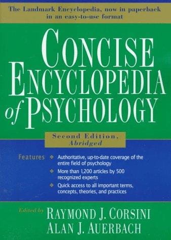 Concise encyclopedia of psychology
