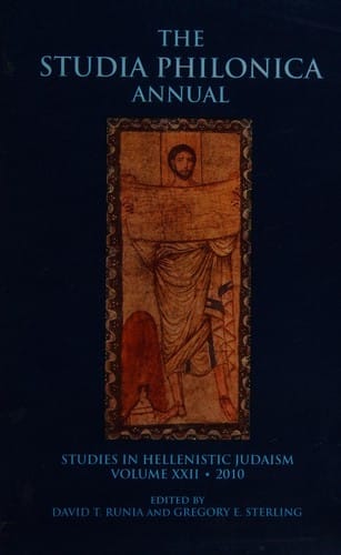 The Studia Philonica annual: studies in Hellenistic Judaism