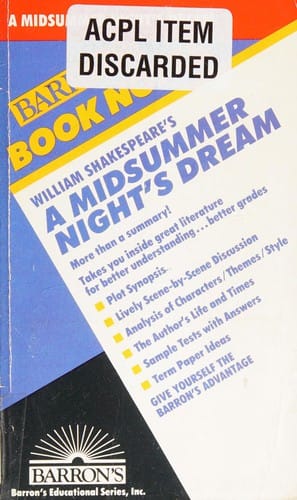 William Shakespeare's A midsummer night's dream