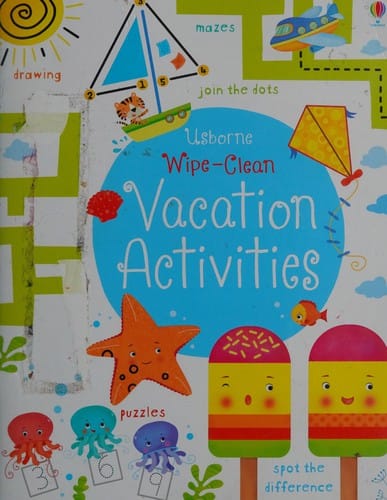 Usborne wipe-clean vacation activities