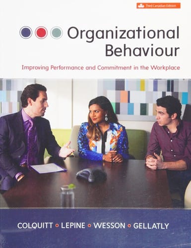 Organizational behaviour: improving performance and commitment in the workplace
