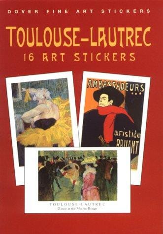 Toulouse-Lautrec: 16 Fine Art Stickers