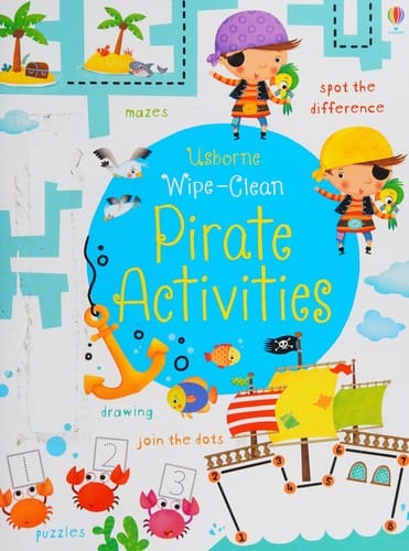 Usborne wipe-clean pirate activities